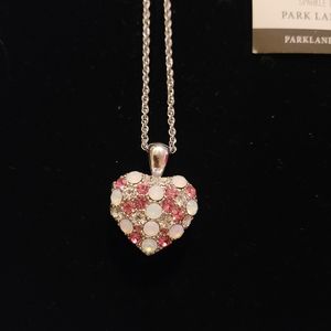 Heart crystal locket